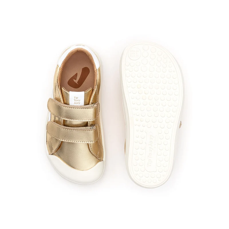 Tip Toey Joey Kidos Hopper Metal Gold White