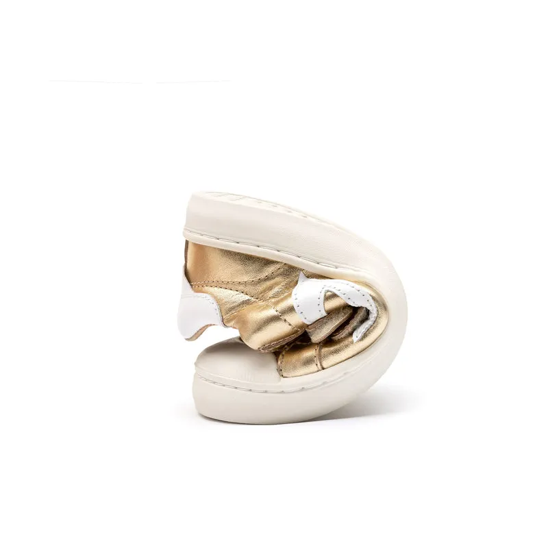 Tip Toey Joey Kidos Hopper Metal Gold White