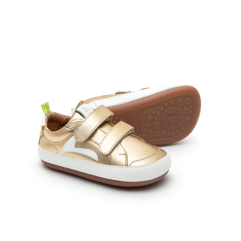 Tip Toey Joey Primeiros Hopper Metal Gold White