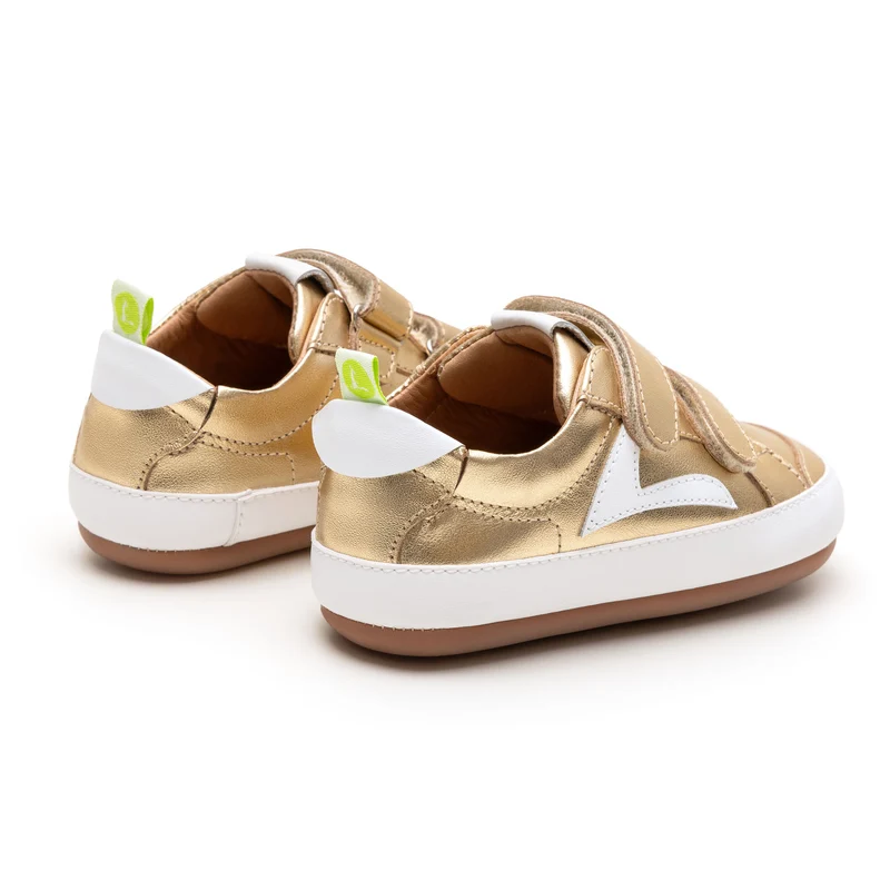 Tip Toey Joey Primeiros Hopper Metal Gold White