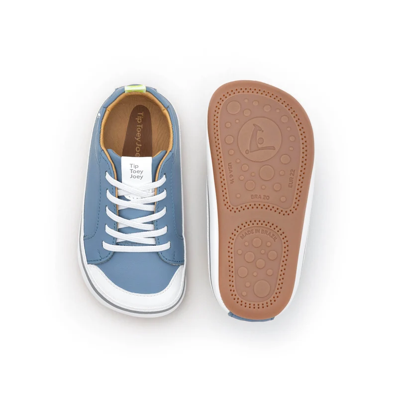 Tip Toey Joey Primeiros Funky Denim White