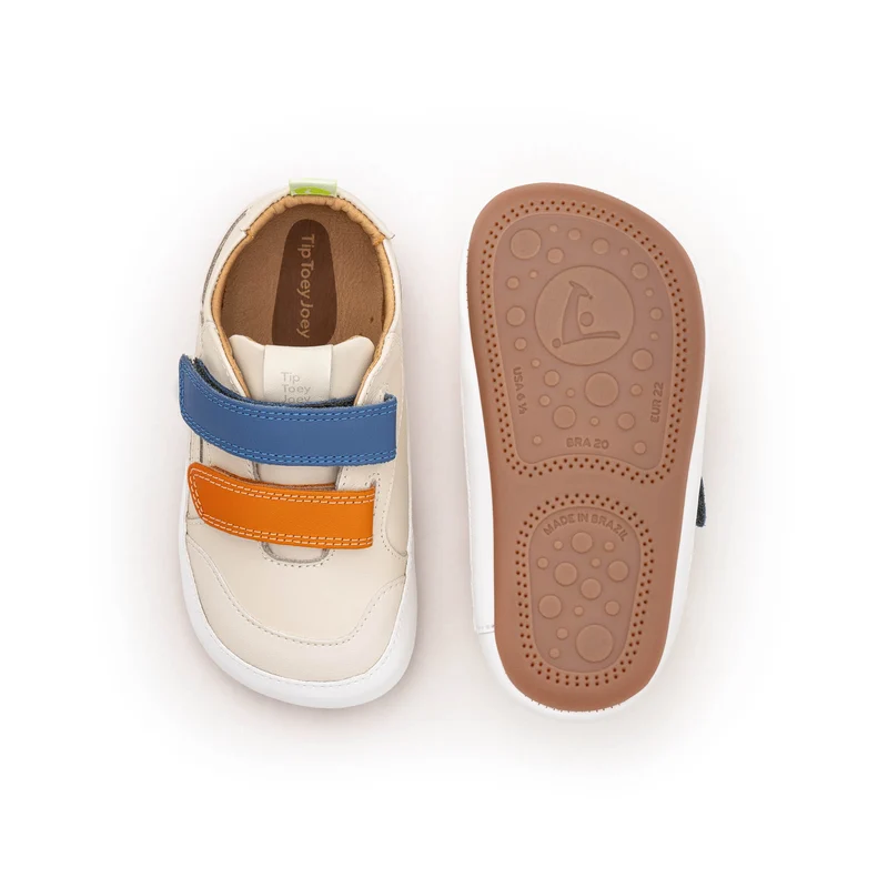 Tip Toey Joey Primeiros Landy Tapioca Tangerine Blue Tang