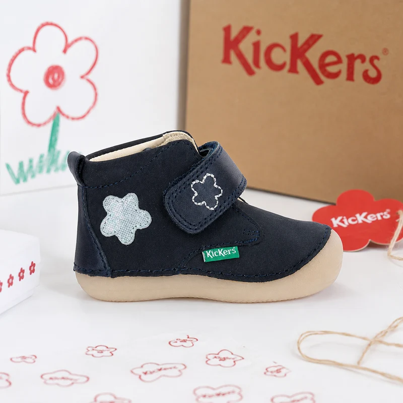 Kickers Sabio Marine Fleurs