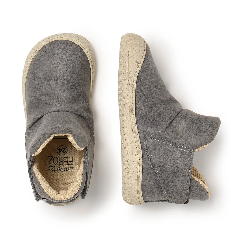 Zapato Feroz Rockers Chelva Gris Crack