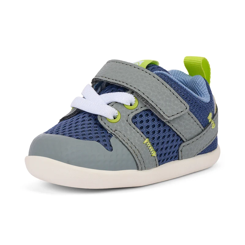 See Kai Run First Walker Viento Navy Gray