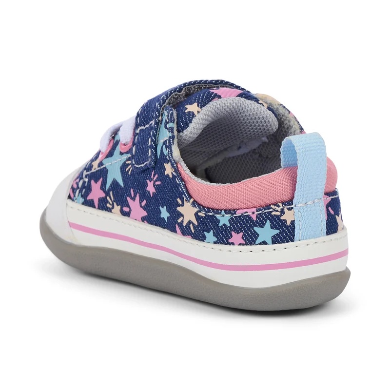 See Kai Run First Walker Stevie Navy Denim Stars