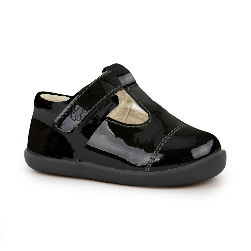 See Kai Run First Walker Bianca Black Patent
