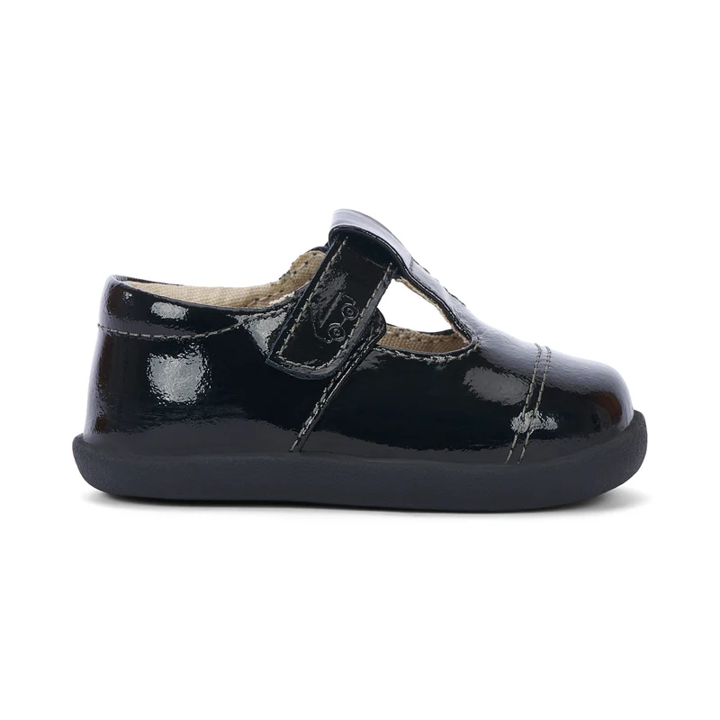 See Kai Run First Walker Bianca Black Patent