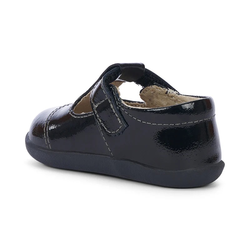 See Kai Run First Walker Bianca Black Patent