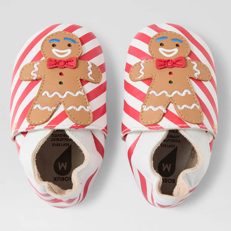 Bobux Chaussons Gingy White Poppy