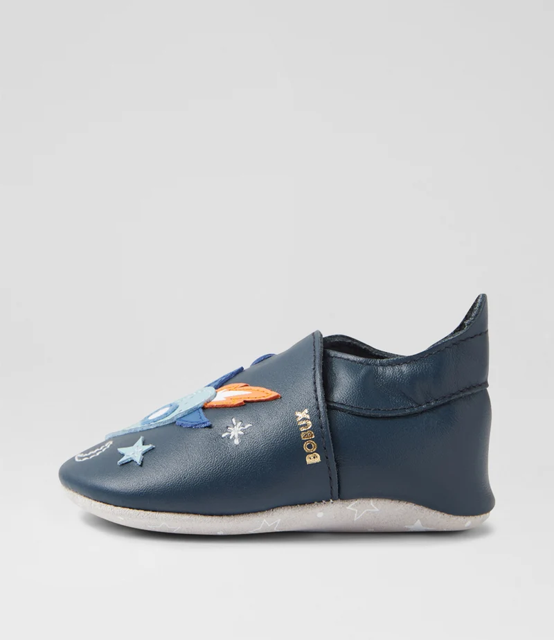 Bobux Chaussons Cosmic Rocket Navy