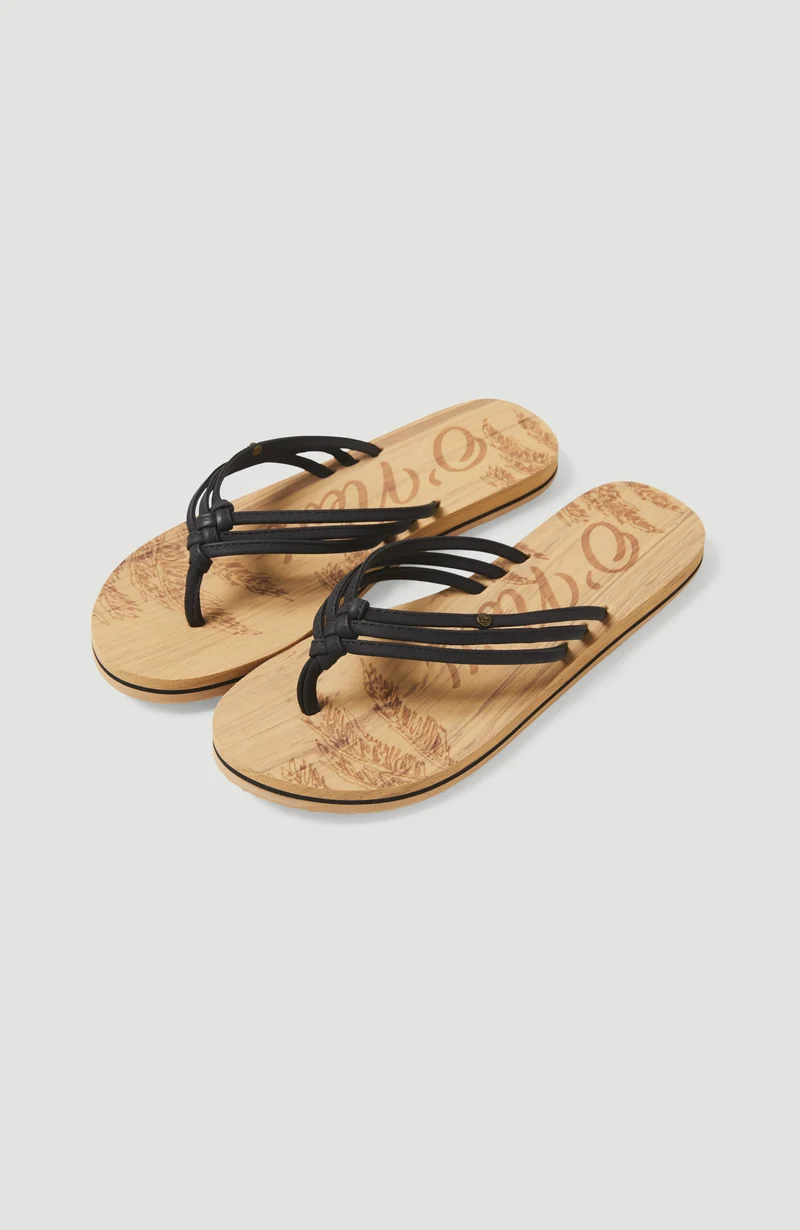Tongs Ditsy | Black Out