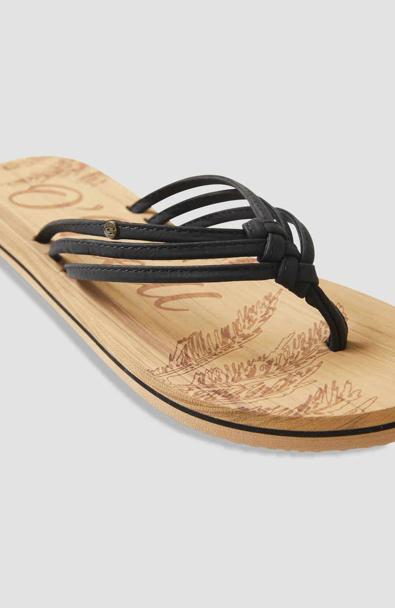 Tongs Ditsy | Black Out