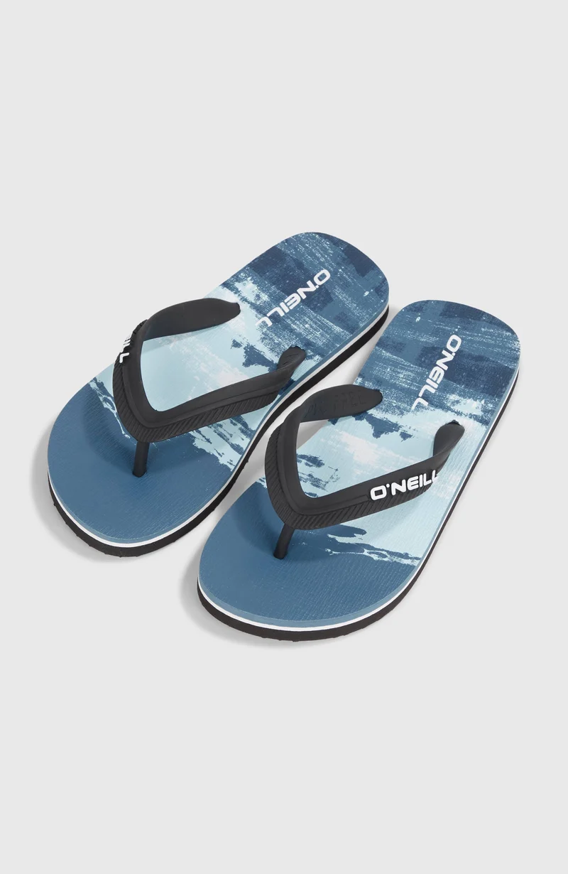 Tongs Profile Graphic | Blue Melted Stripe Boys