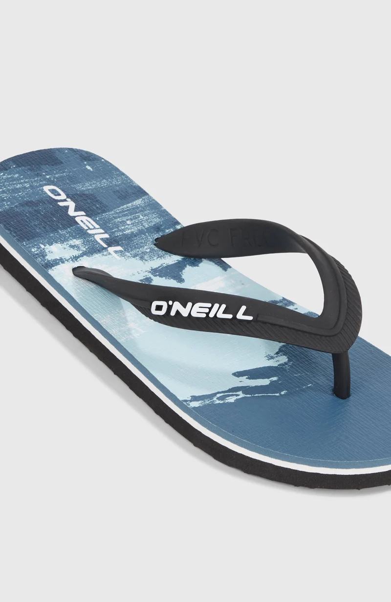 Tongs Profile Graphic | Blue Melted Stripe Boys