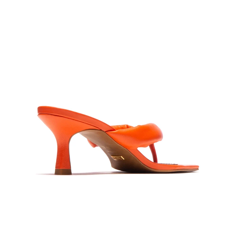 Gardenia Orange Leather