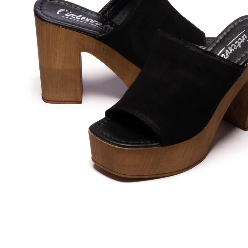 Elissa Black Suede