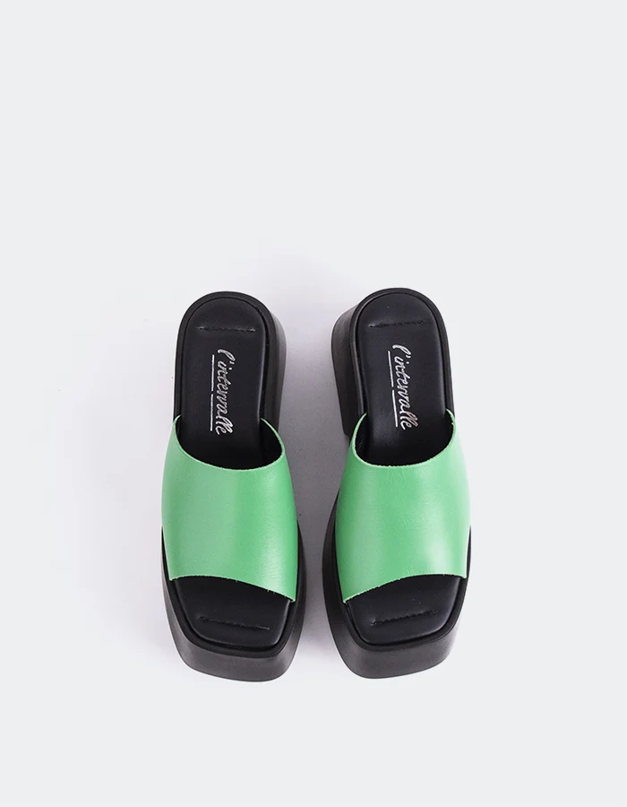 Fidèle Green Leather