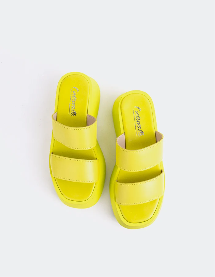 Happy Yellow Leather