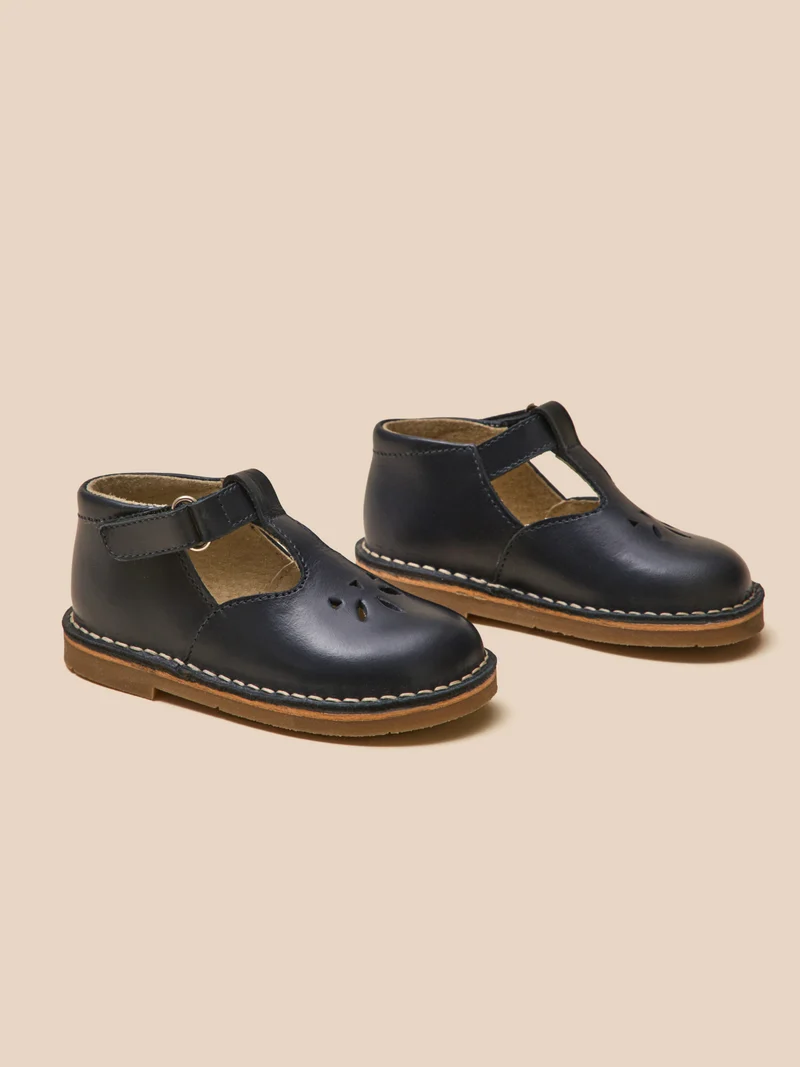 Salomés en cuir Bébé