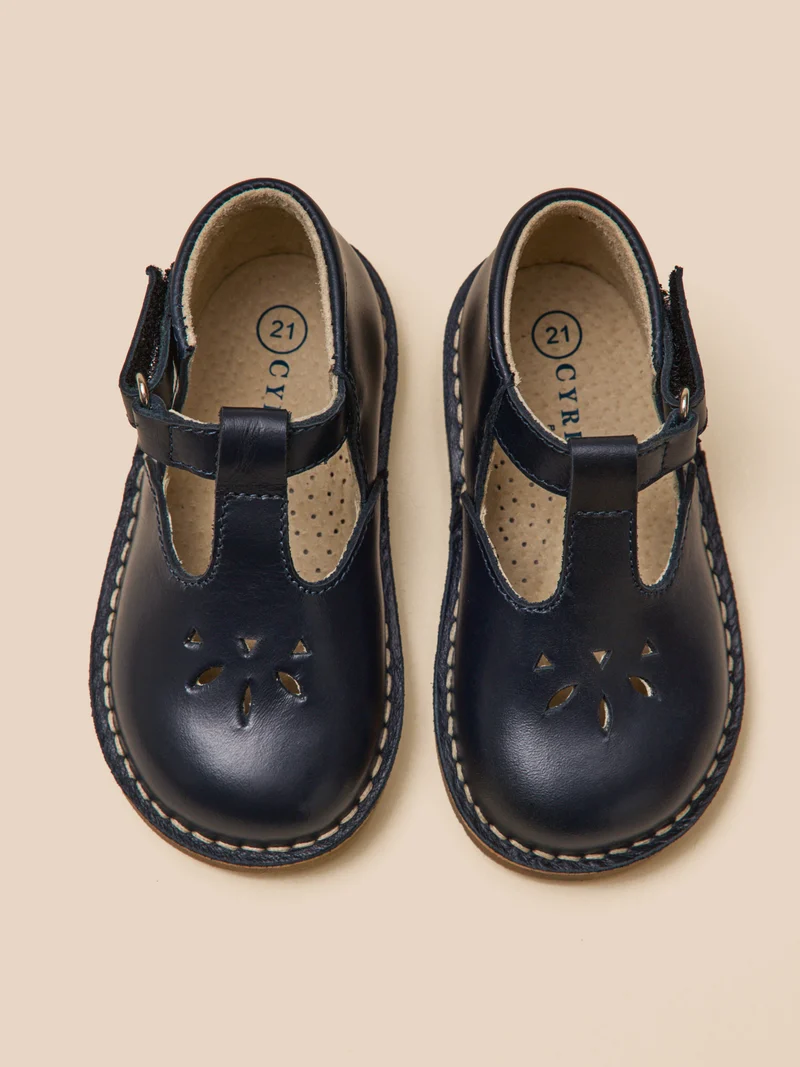 Salomés en cuir Bébé