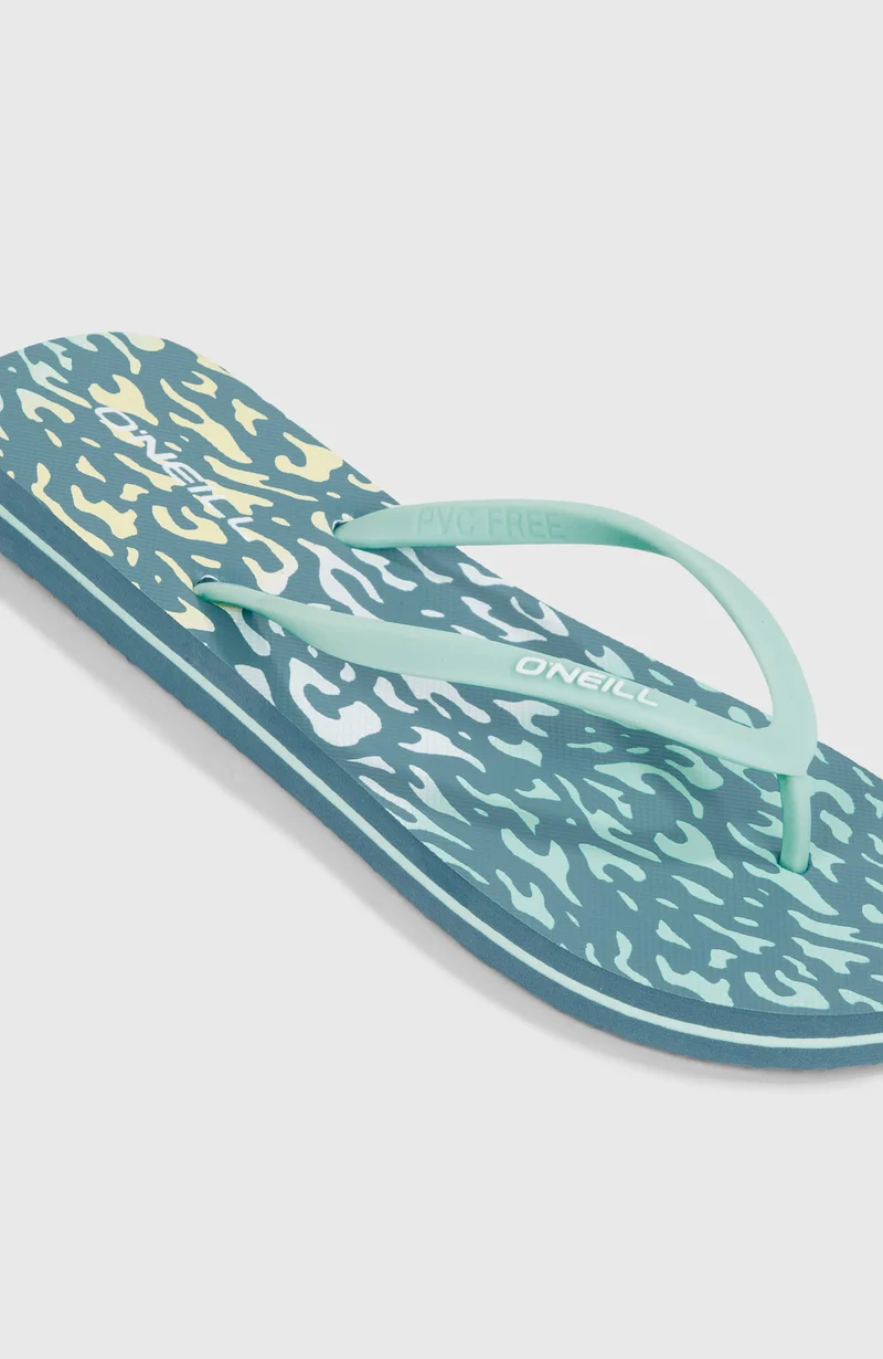 Tongs Profile Graphic | Yellow Animal Blur
