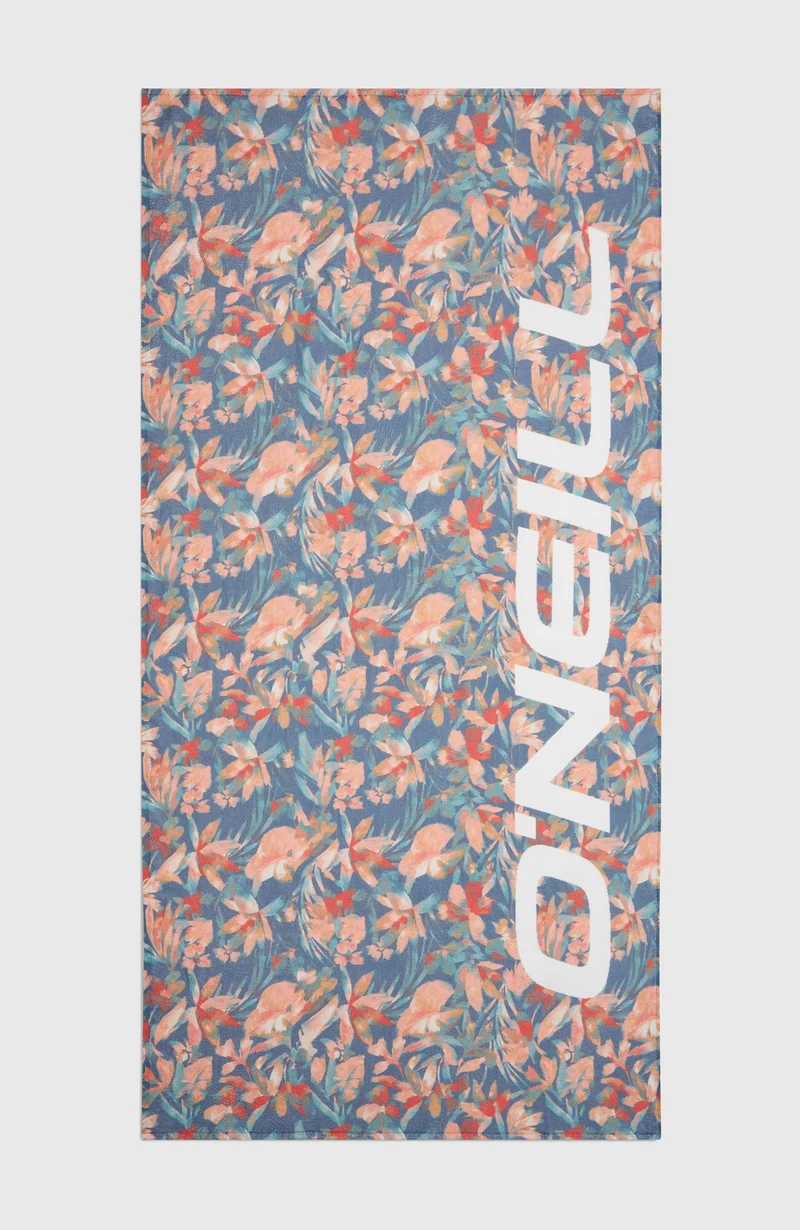 Serviette de bain Seacoast | Blue Painted Tropics