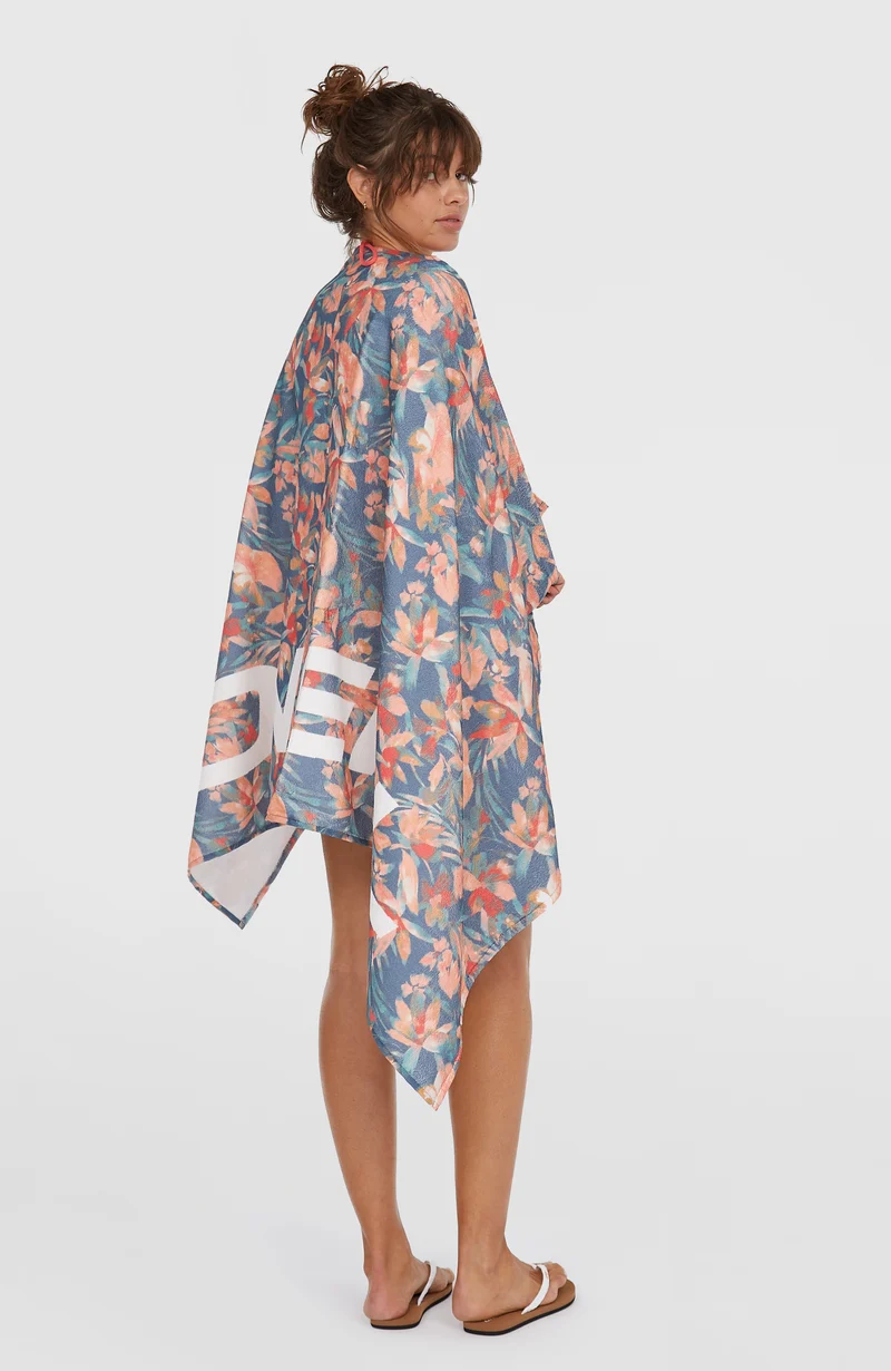 Serviette de bain Seacoast | Blue Painted Tropics