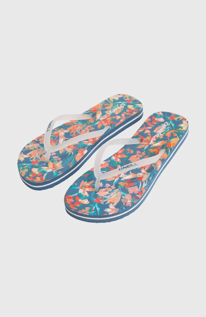 Tongs Profile Graphic | Blue Painted Tropics