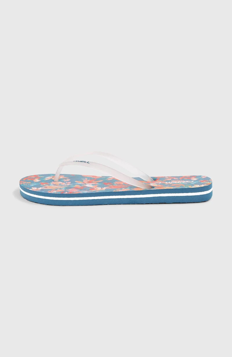 Tongs Profile Graphic | Blue Painted Tropics