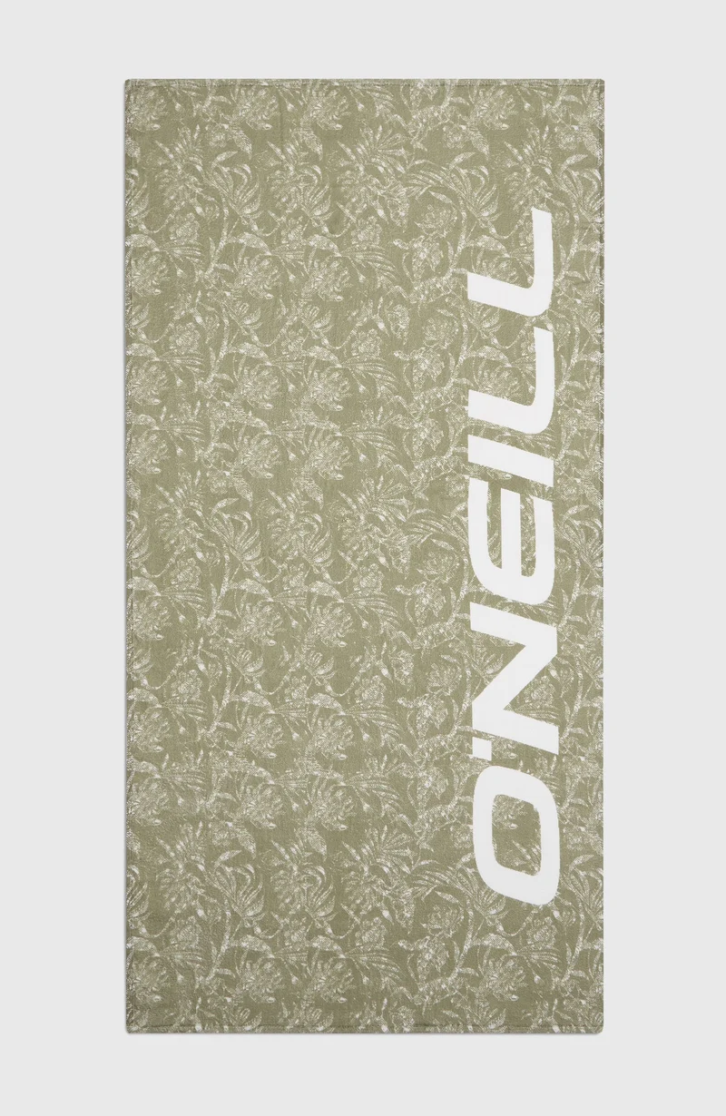 Serviette de bain Seacoast | Green Textured Jungle