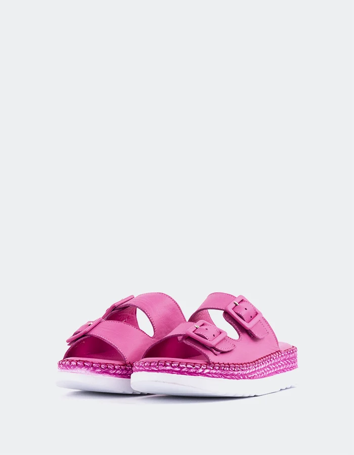 Fitzroy Fuchsia Leather