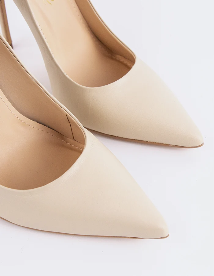Teeva Off White Leather