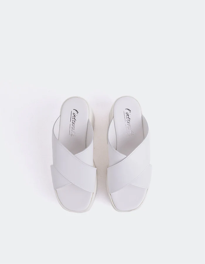 Grateful White Leather