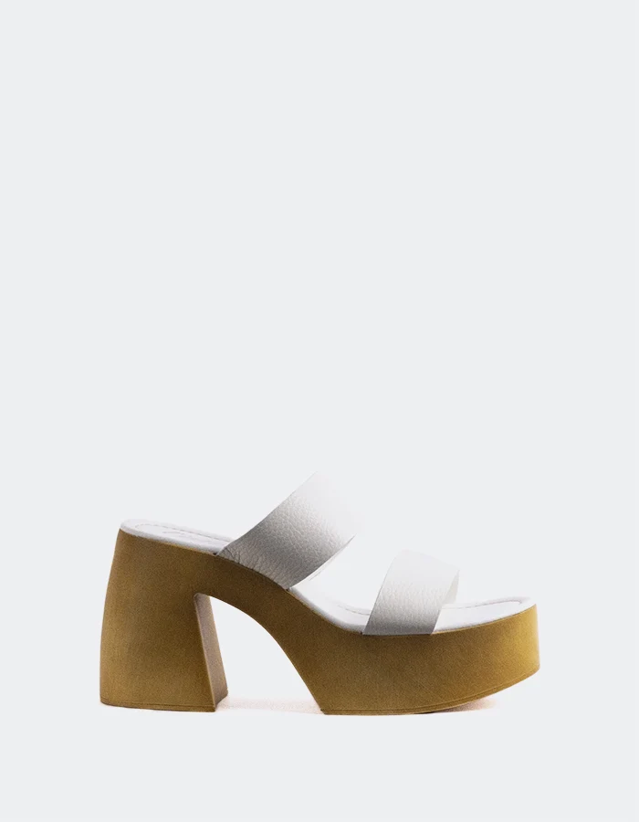 Vyronas White Leather