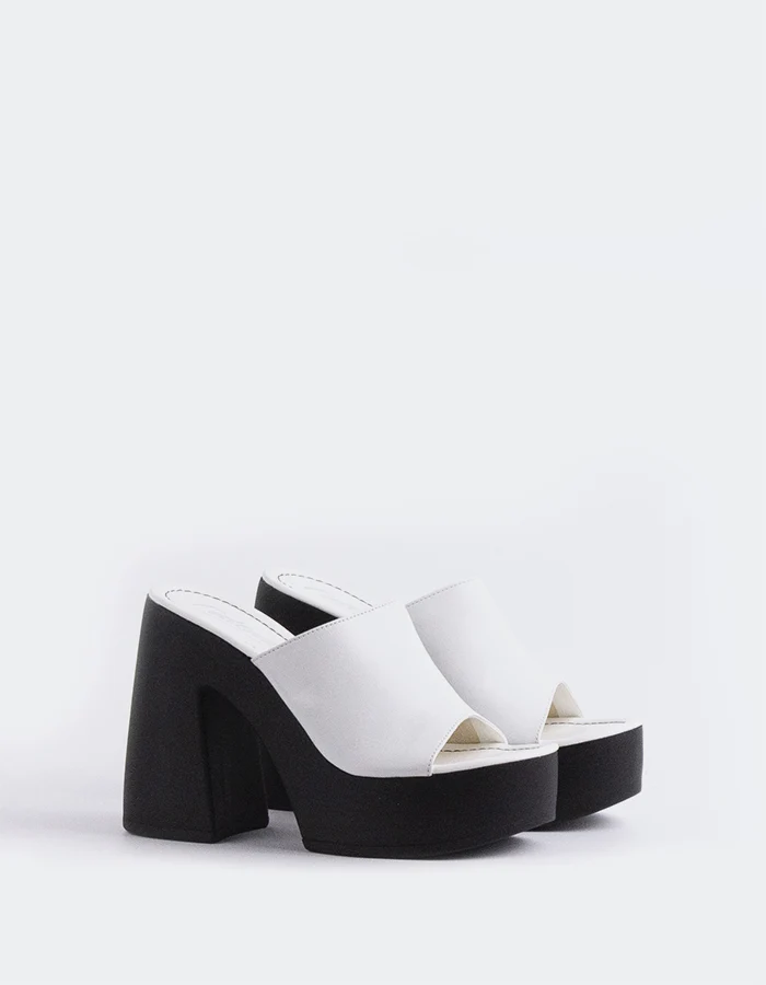 Smyrni White Leather