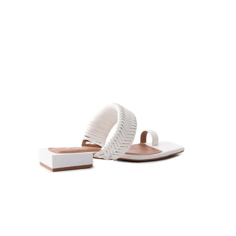 Colombia White Leather