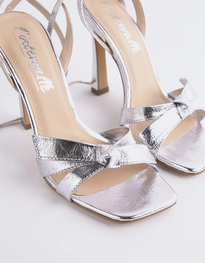 Kiley Silver Leather