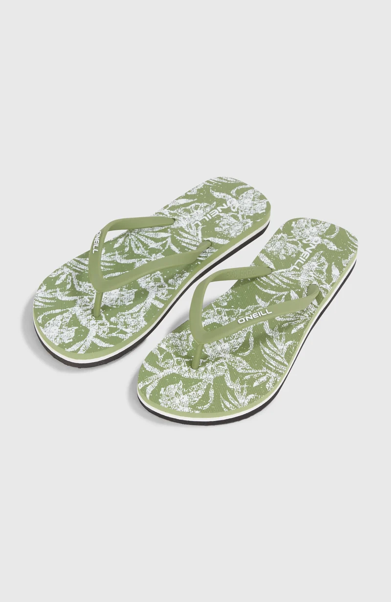 Tongs Profile Graphic | Green Textured Jungle