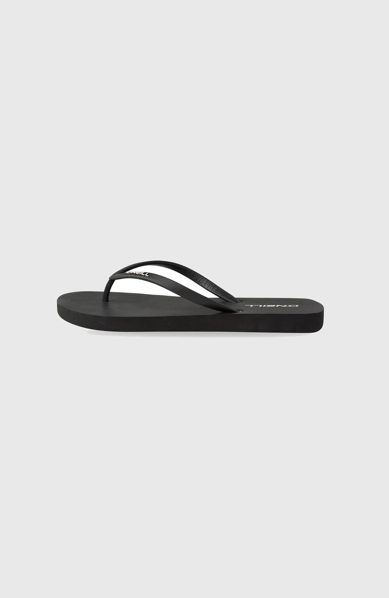 Tongs Profile à petit logo | Black Out