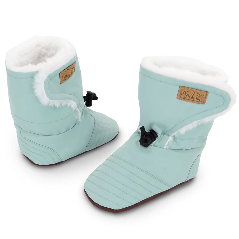 Jan and Jul Stay-Put Winter Booties Dusty Mint