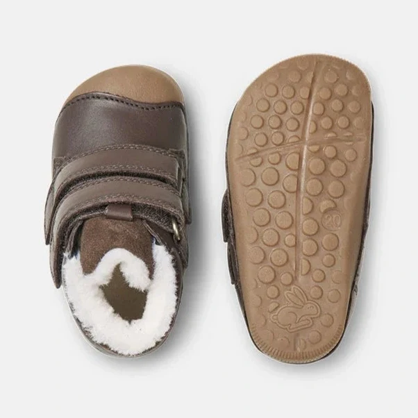 Bundgaard Barefoot Petit Strap Fourré Dark Brown