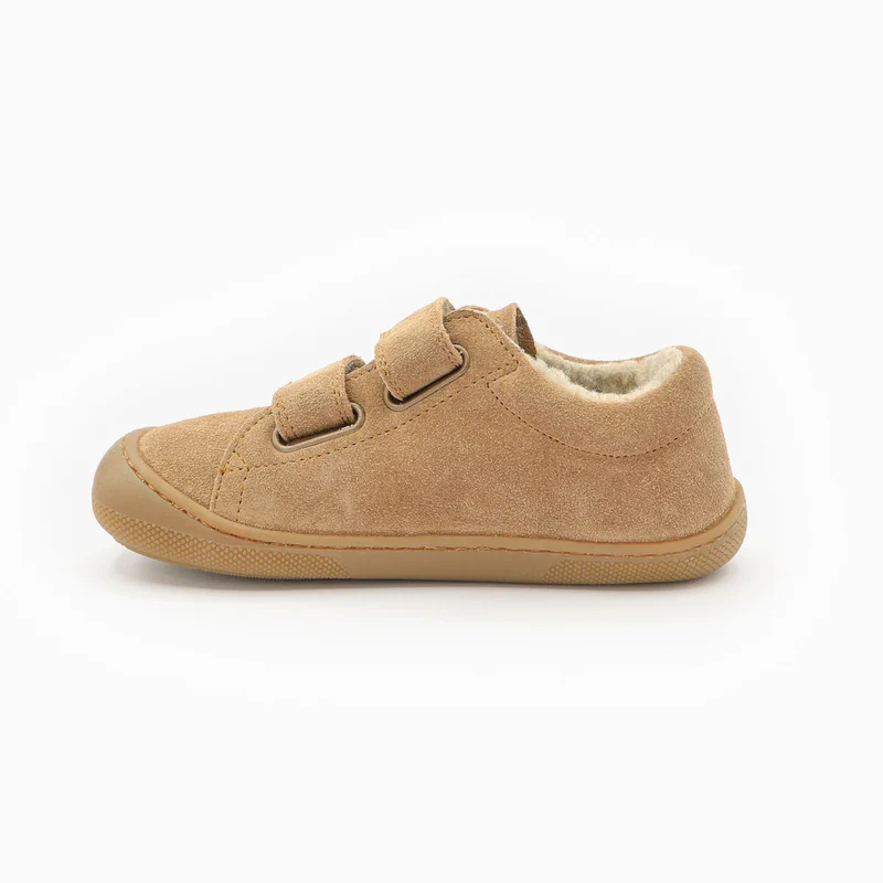 Naturino Barefoot Rimby Wool Velcros Brown Indigo
