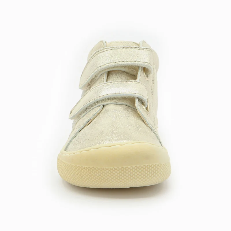 Naturino Barefoot Grimby Velcros Platinum Silver Cipria