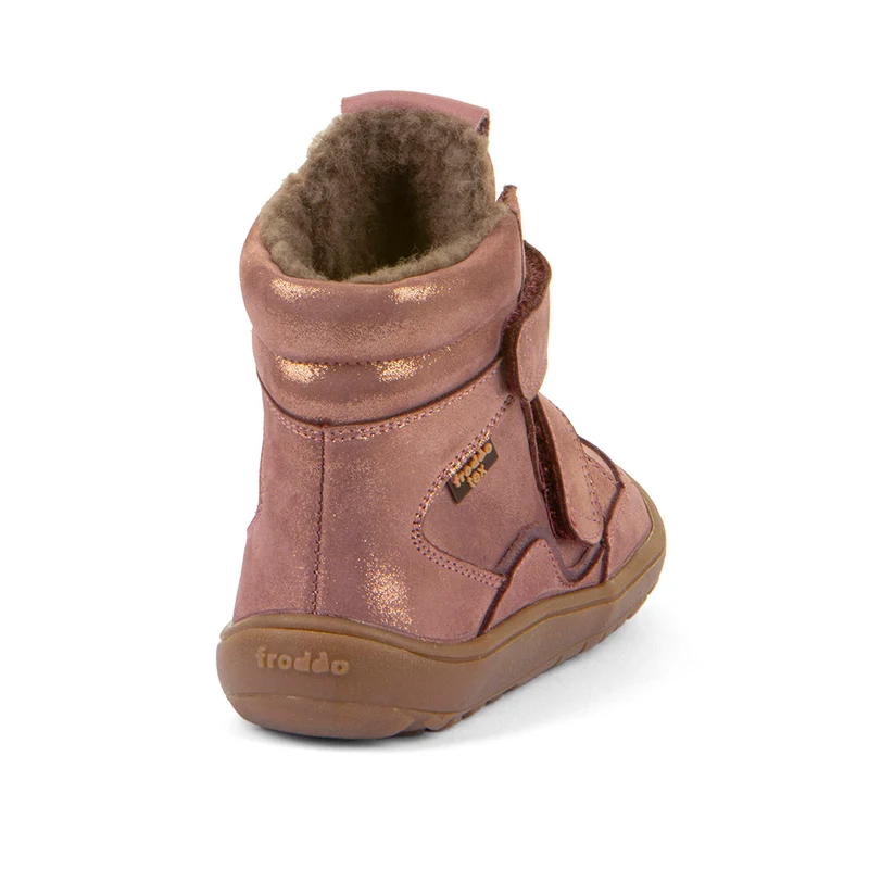 Froddo Barefoot Tex Winter Cuir II Pink Gold