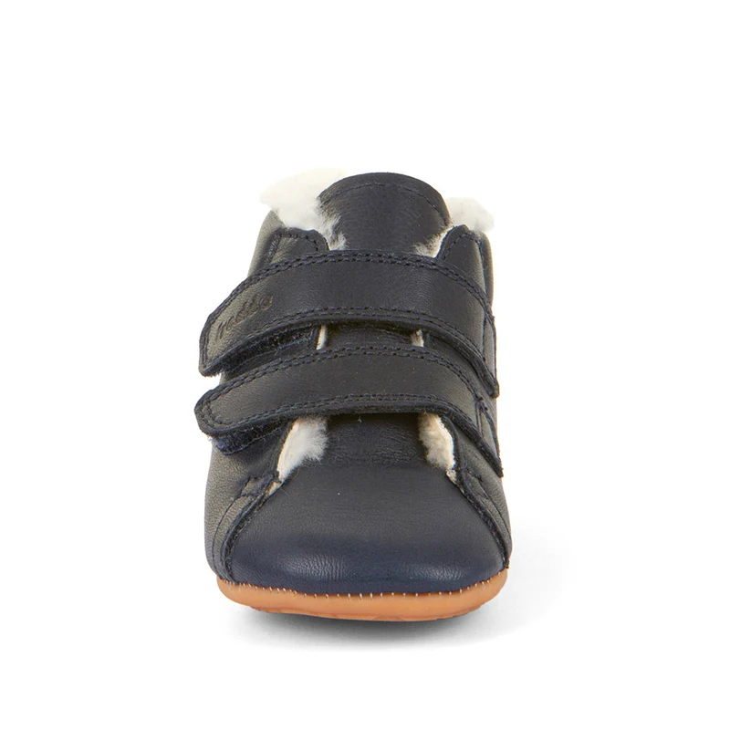 Froddo Prewalkers Barefoot Fourrés Deux Scratchs Dark Blue