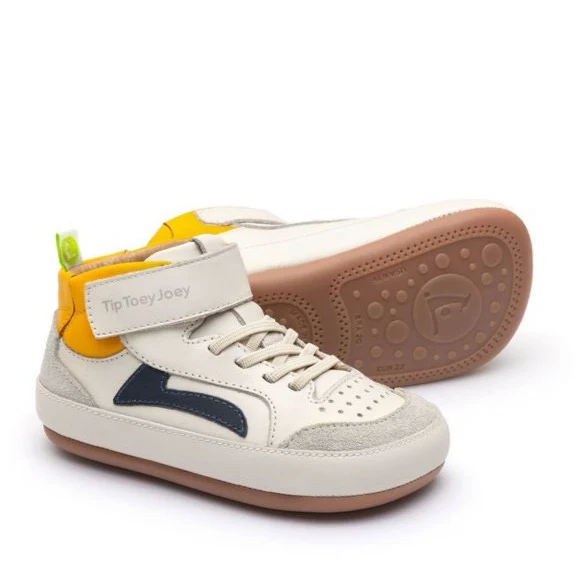 Tip Toey Joey Primeiros Landy High Top Tapioca Navy Caja