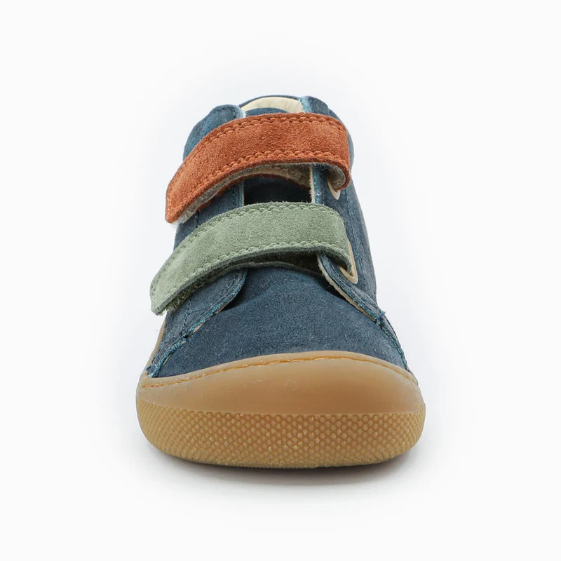 Naturino Barefoot Kerco Velcros Navy Olive Copper