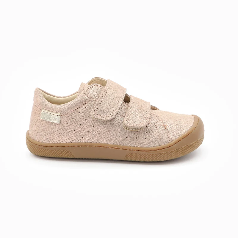 Naturino Barefoot Rabir Velcros Lizard Rose
