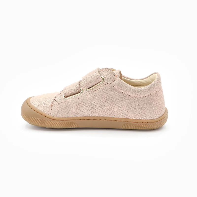 Naturino Barefoot Rabir Velcros Lizard Rose